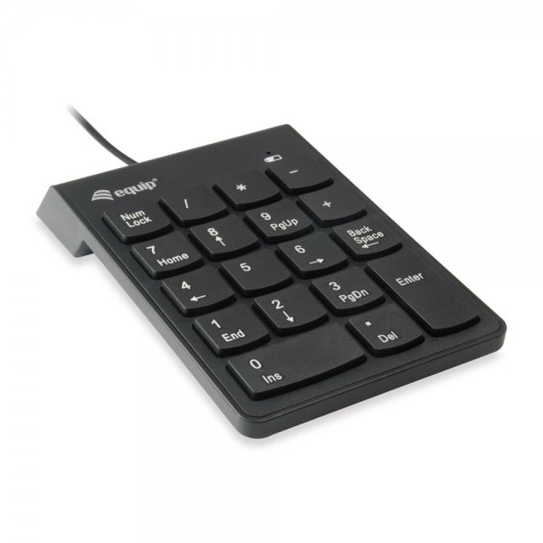Equip USB Nummernblock Keypad Tastatur Plug-and-Play, schwarz