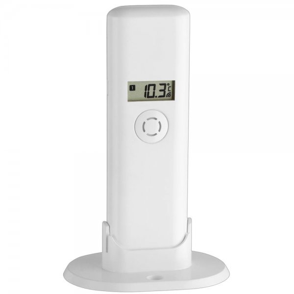 TFA Temperatur-Sender 868 MHZ/IT mit Display Temperaturmesser Weiß