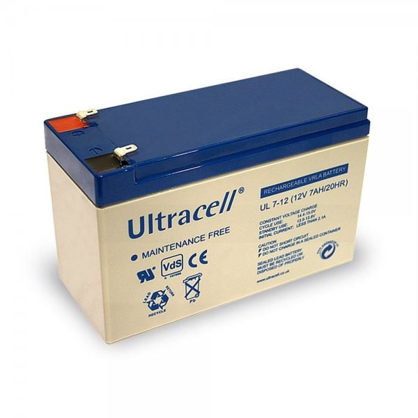 Wentronic Ultracell Bleiakku 12V 7Ah (UL7-12) für USV Notstrom