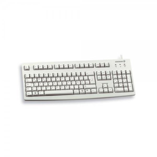 CHERRY Tastatur deutsch lichtgrau QWERTZ USB Office Keyboard # G83-6105LUNDE-0
