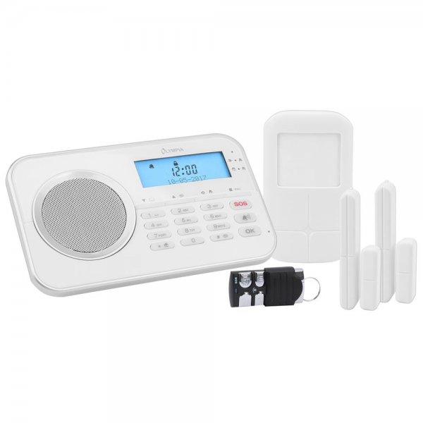 Olympia Protect 9868 GSM Drahtlose Alarmanlage Alarmsystem Weiß