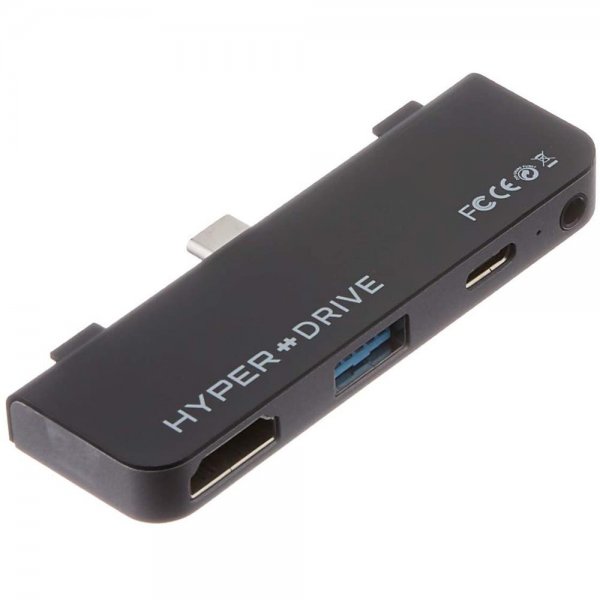 HyperDrive USB-C-Hub-Adapter für iPad Pro 11 n 12.9 Zoll, die meisten USBC Smartphones/Tablets, 4-in