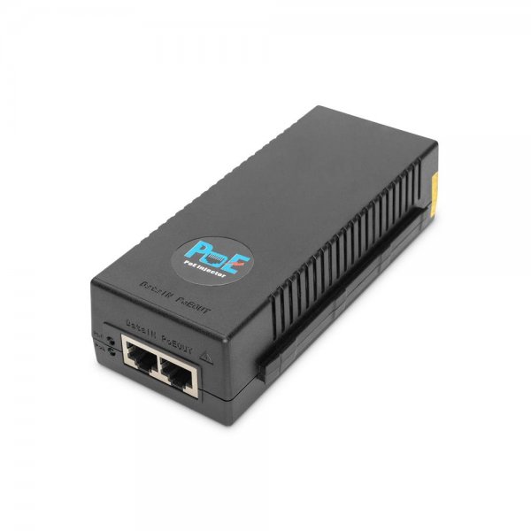 DIGITUS 10 Gigabit Ethernet PoE+ Injektor 802.3at 30 Watt Stromversorgung