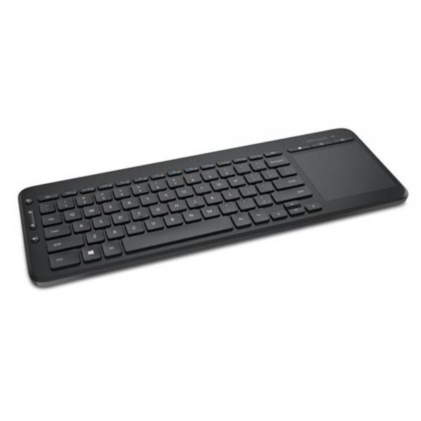 Microsoft All-in-One Media Keyboard Tastatur USB Port deutsch QWERTZ schwarz