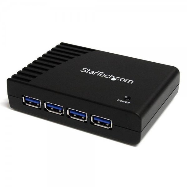 StarTech.com 4 Port SuperSpeed USB 3.0 Hub schwarz