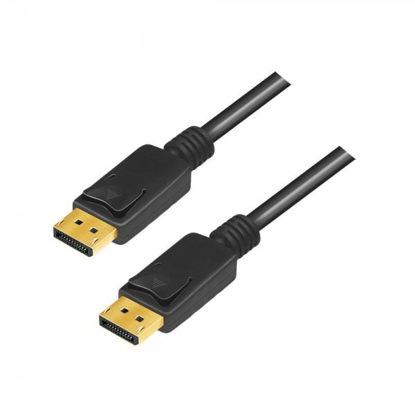 LogiLink CV0139 Anschlusskabel DisplayPort 1.4 8K/60Hz schwarz 5m Audio-/Videokabel
