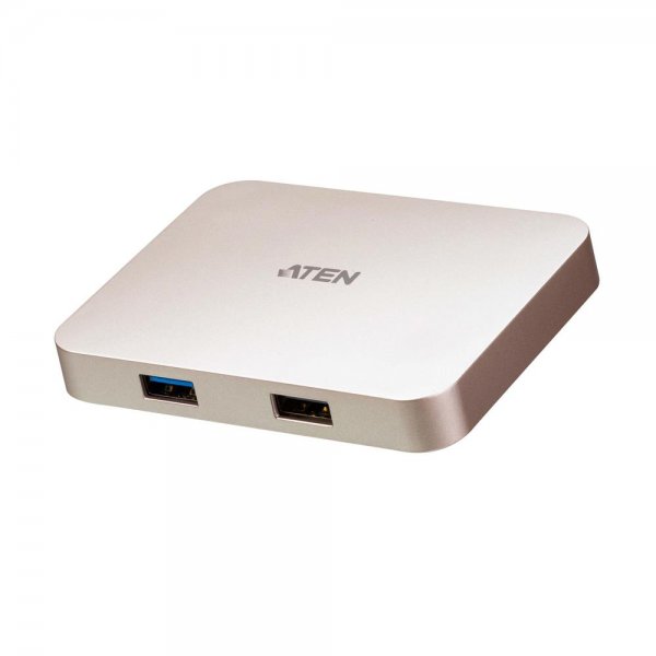 ATEN UH3235 USB-C 4K Ultra Mini Dock mit Power Passthrough USB 2.0, USB 3.1, HDMI
