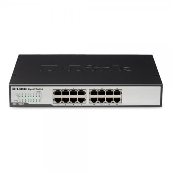 DLINK Gigabit Ethernet Switch 16Port 8x10/100/1000MBit