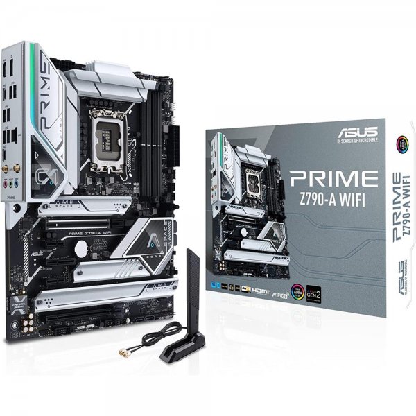 ASUS Prime Z790-A WIFI Gaming Mainboard Sockel Intel LGA1700 ATX PCIe 5.0 DDR5 M.2 WiFI 6E HDMI DP