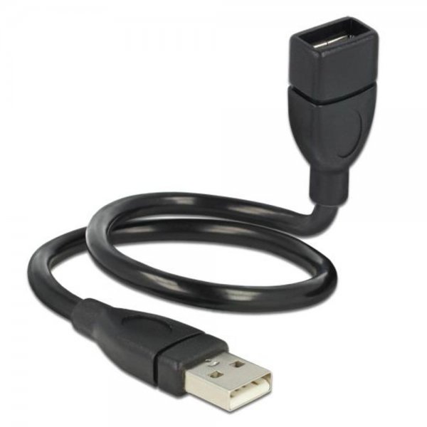 Delock Kabel USB 2.0-A Stecker > USB 2.0-A Buchse Shap # 83498