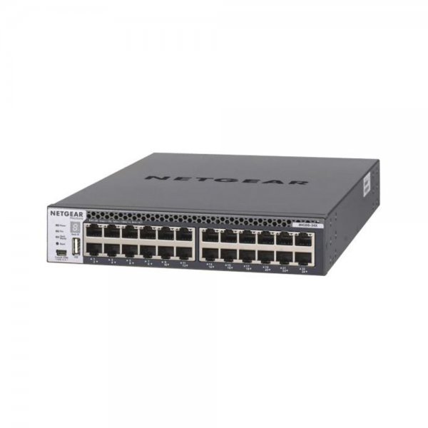 Netgear M4300-24X gemanaged L3 10G Ethernet (100/1000/10000) 1U Schwarz