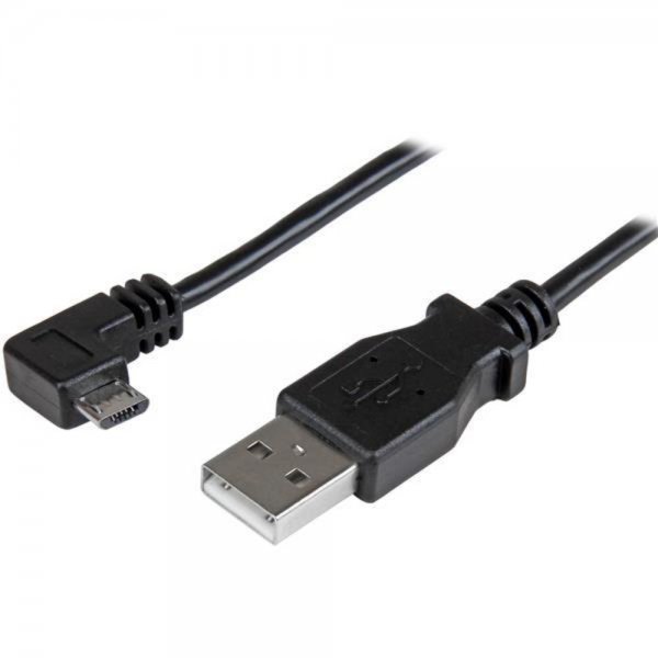 StarTech.com Micro USB Lade/Sync-Kabel - St/St - Micro USB rechtsgewinkelt - 1m