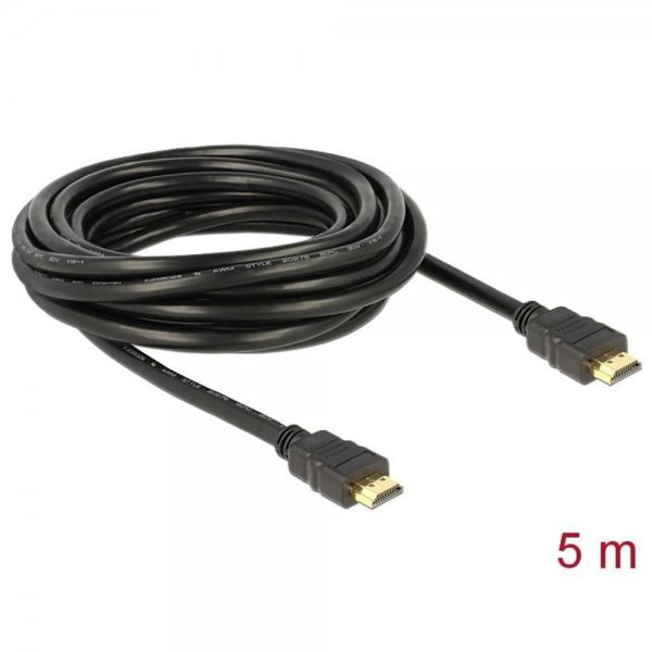 DeLock Kabel HDMI Stecker St/St 1.3b Kabel 5m vergoldet