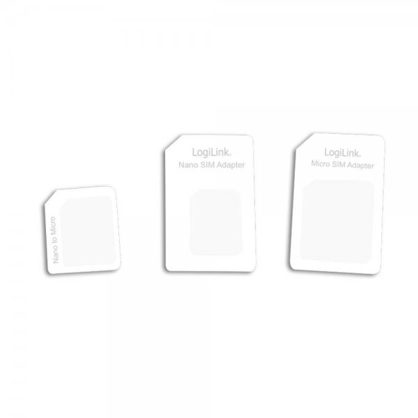 LogiLink AA0047 Dual Sim Karten Adapter Micro - Nano Standard
