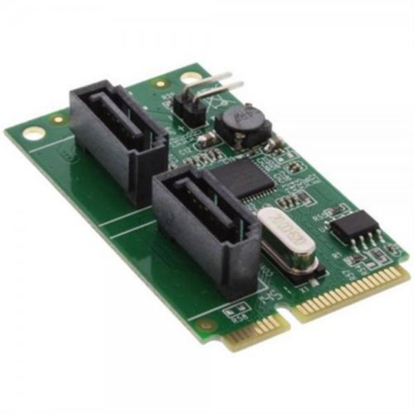 INLINE Mini-PCIe Karte 2x SATA 6Gb/s RAID 0,1,SPAN