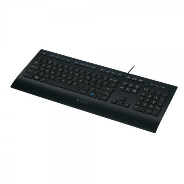 Logitech Corded K280e - Tastatur QWERTY Layout - USB