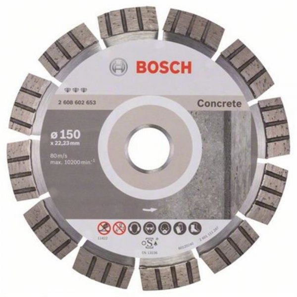Bosch Diamanttrennscheibe 150 Concrete | 2608602653