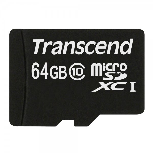 Transcend microSDXC 64GB Class 10 300x + SD Adapter