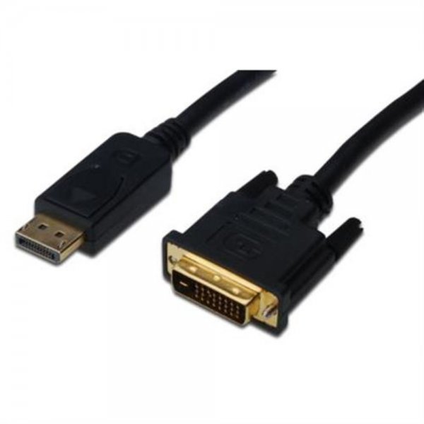 ASSMANN DisplayPort Adapterkabel DP/Stecker auf DVI-D (24+1)/Stecker 3m