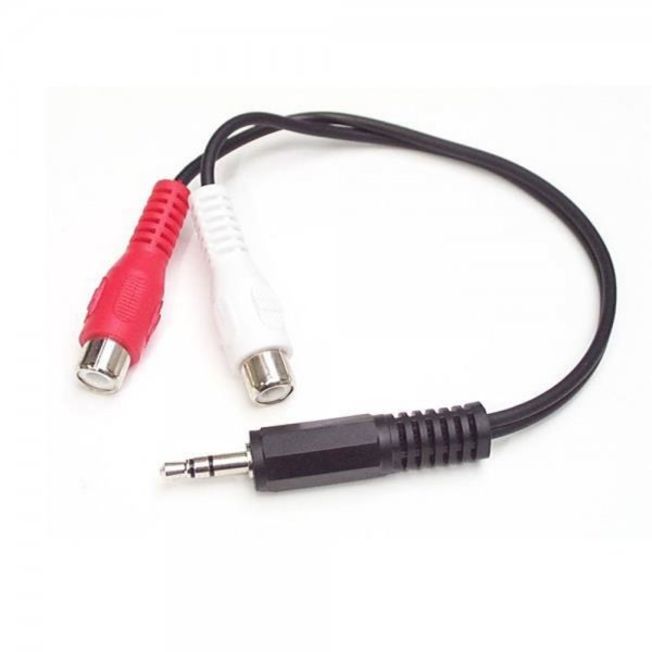 StarTech.com MUMFRCA Stereo Audio Kabel 3.5mm Klinke zu 2x RCA (Cinch)/Bu