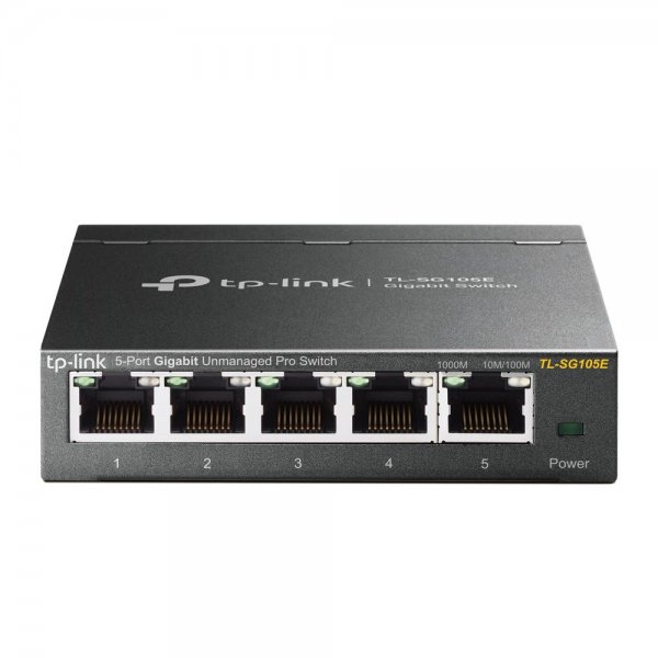 TP-Link TL-SG105E V2.0 5-Ports Gigabit Easy Smart Managed Netzwerk Switch Metallgehäuse