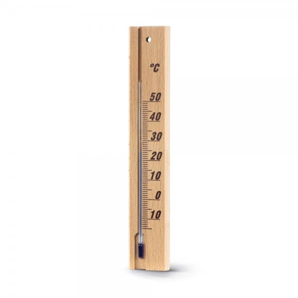 Hama Innenthermometer analog 20 cm aus Holz