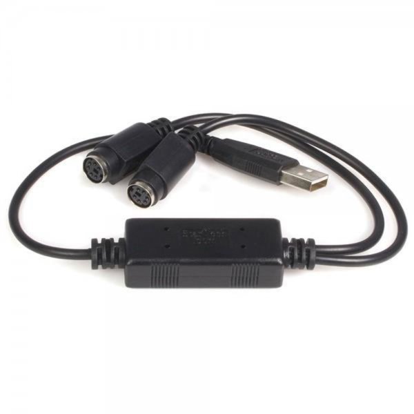 StarTech.com USB A/St auf PS/2/Bu Adapter für Tastatur und Maus 43cm schwarz