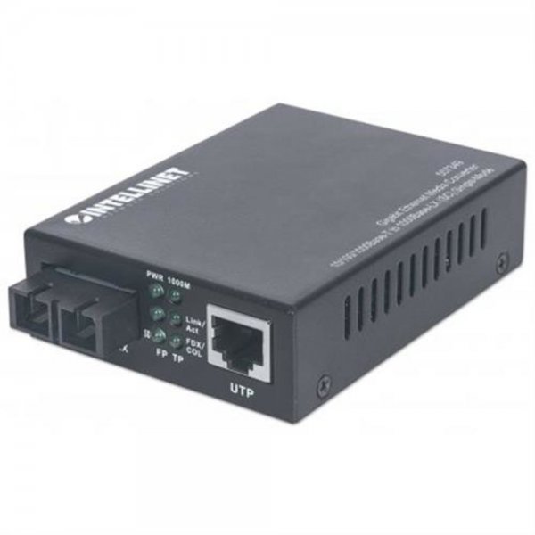 Intellinet 507349 1000Mbit/s 1310nm Single-mode Schwarz Netzwerk Medienkonverter