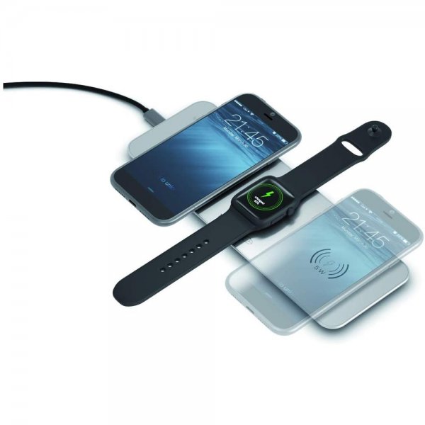 TERRATEC ChargeAir All Ladestation kabellos Smartphone Ladematte Ladepad Adapter