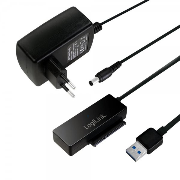 LogiLink Adapter USB 3.0 auf SATA zum Anschluss von SATA-Festplatten CD-Laufwerke