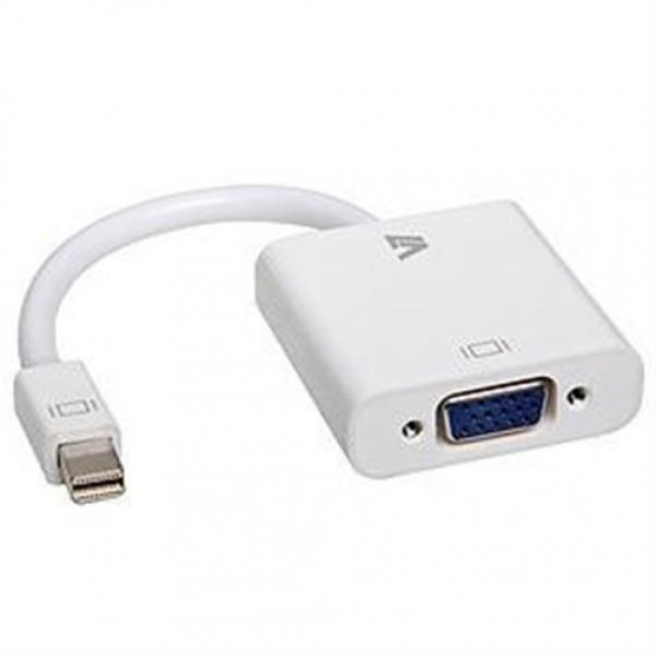 V7 CBL-MV1WHT-5E Videokabel-Adapter 0,17 m mini DisplayPort VGA (D-Sub) Weiß