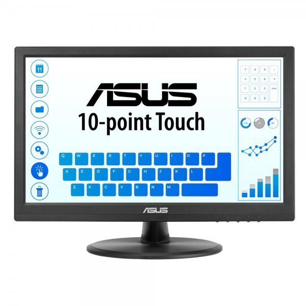 ASUS VT168HR 15,6" Touch Monitor 10-Punkt-Touch HDMI Flicker-Free Blaulichtfilter Wandmontage