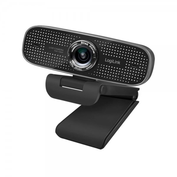 LogiLink Konferenz HD-USB-Webcam 100° Dual-Mikrofon manueller Fokus