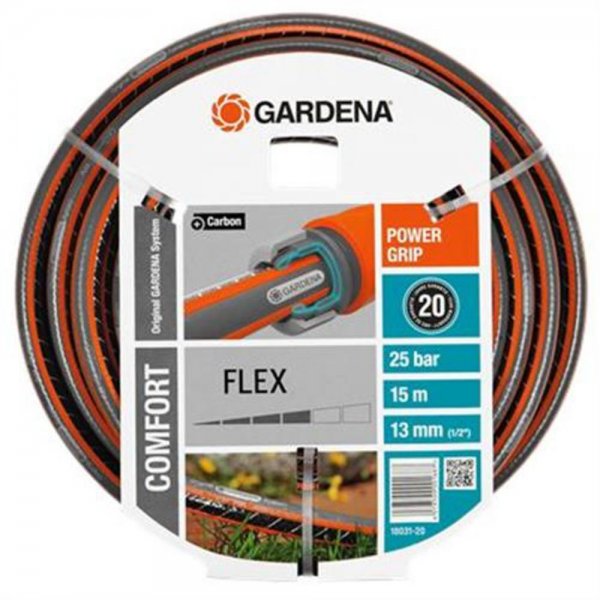 GARDENA Comfort FLEX Schlauch 13mm (1/2") 15m ohne Systemteile | 18031