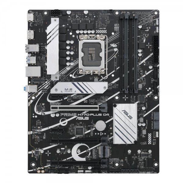 ASUS PRIME H770-PLUS D4 Gaming Mainboard Sockel Intel LGA 1700 ATX DDR4 PCIe 4.0 M.2 Thunderbolt 4