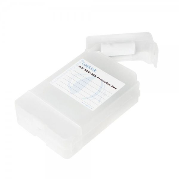 LogiLink Festplatten Schutz-Box für 2x 2,5" HDDs weiß