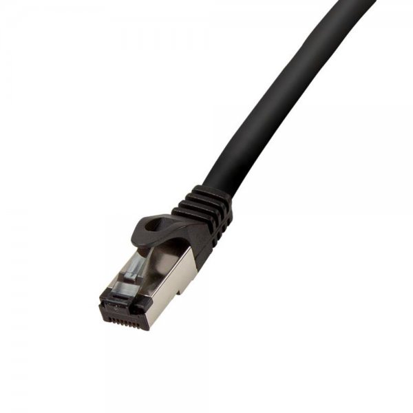 LogiLink Professional Patch Cable Cat.8.1 40GE 2000MHz S/FTP black 10m schwarz Patchkabel RJ45