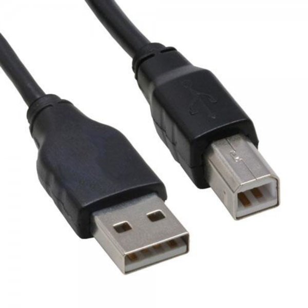InLine USB 2.0 Kabel, InLine®, A an B, schwarz, 5m # 34555X