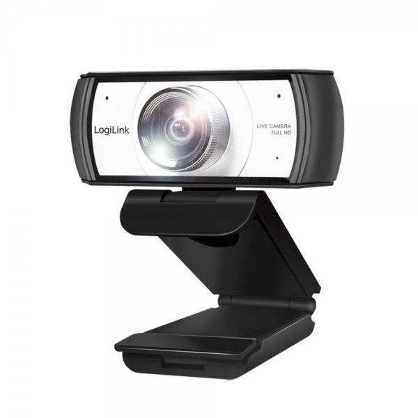 LogiLink Konferenz HD-USB-Webcam 120° Dual-Mikrofon manueller Fokus