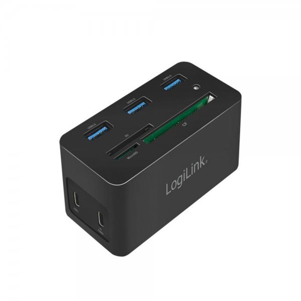 LogiLink UA0370 USB 3.2 USB-C Docking Station 10-Port PD bis 60 W 4k HDMI bis 5Gbit/s