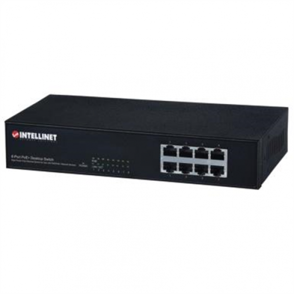 Intellinet Net Switch 10/100 8P PoE+ Desktop (4x PoE/4 # 560764
