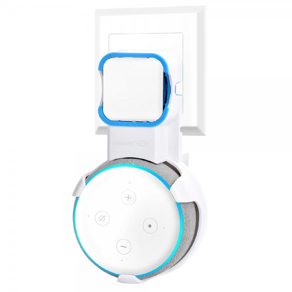 TERRATEC Hold Me Echo Wandhalterung für Amazon Echo® Dot 3. Generation Weiß Wandhalter Halterung