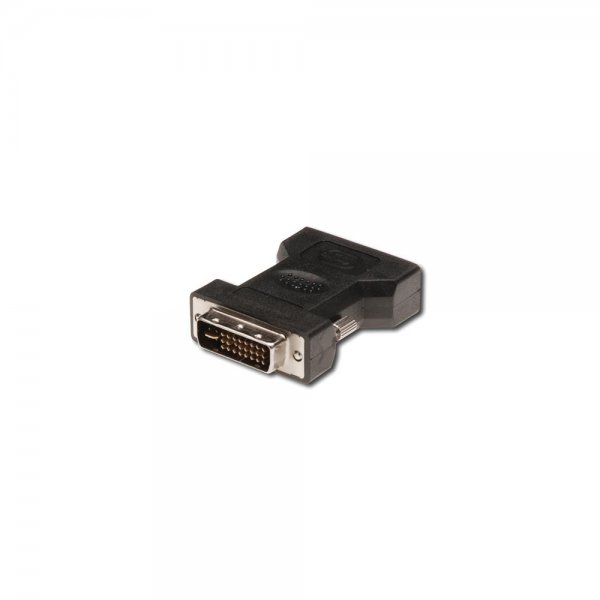 ASSMANN DVI-I auf VGA Adapter schwarz DVI-I 24+5 Stecker auf VGA HD15 Buchse