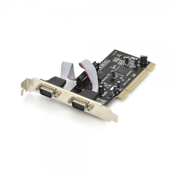 DIGITUS Seriell Schnittstellenkarte 2 Port PCI Karte Plug&Play Chipsatz MCS9865