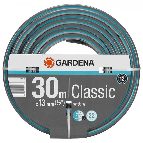 Gardena 18009-20 Classic Schlauch 30 m 13 mm 1/2" 22 bar druck- und UV-beständig