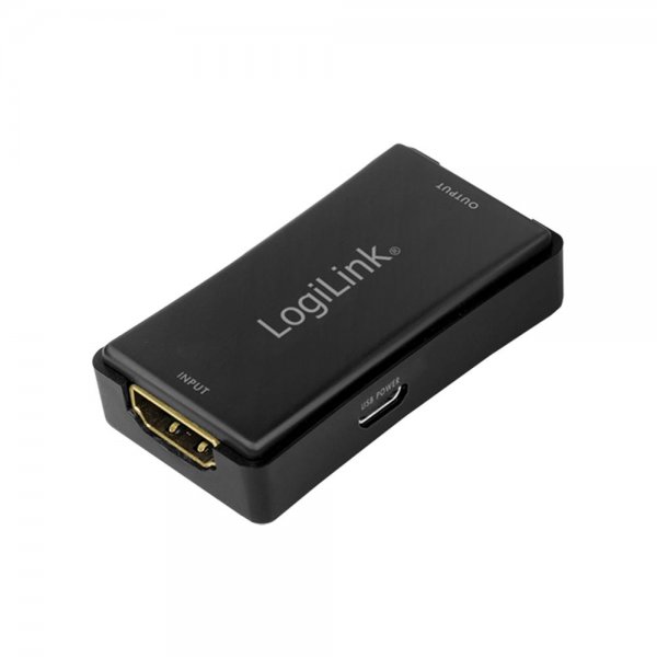 LogiLink HD0014 HDMI-Repeater, 25 m, 4K/60 Hz, HDCP 2.2