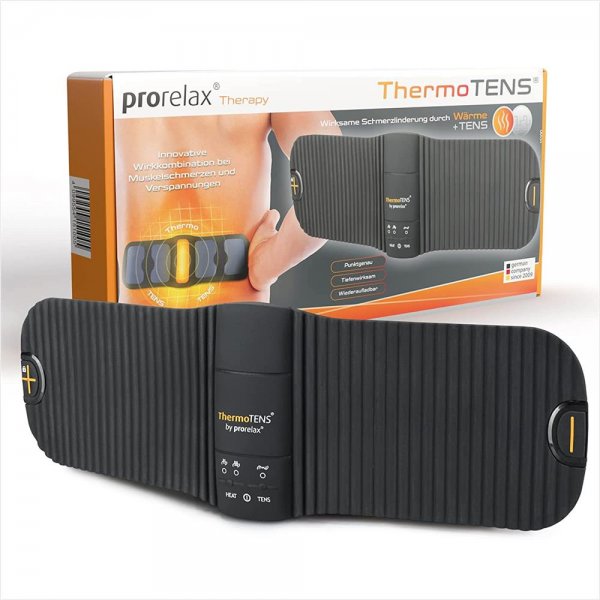 Prorelax 15100 ThermoTENS 3 in 1 Effektive Schmerztherapie Wärme TENS Medizinfreie Regeneration Wiederverwendbar