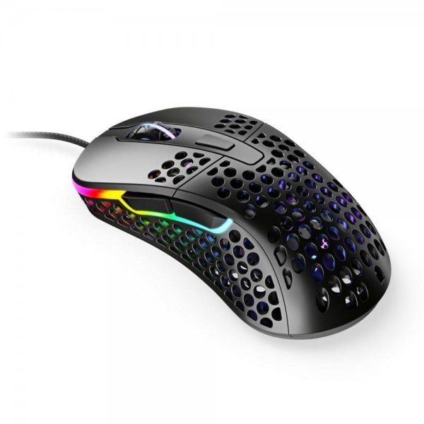 Xtrfy M4 RGB Gaming Maus schwarz LED-Beleuchtung 16000 CPI 6 Tasten Scrollrad leicht USB