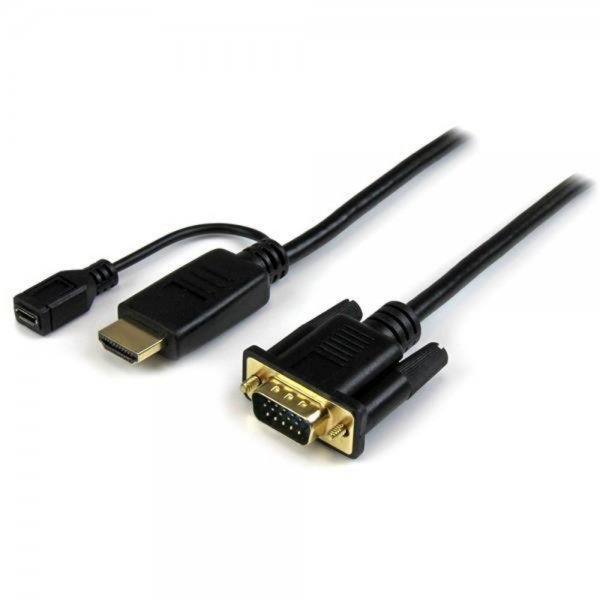 StarTech.com 1,8m aktives HDMI auf VGA Konverter Kabel - HDMI zu VGA Adapter
