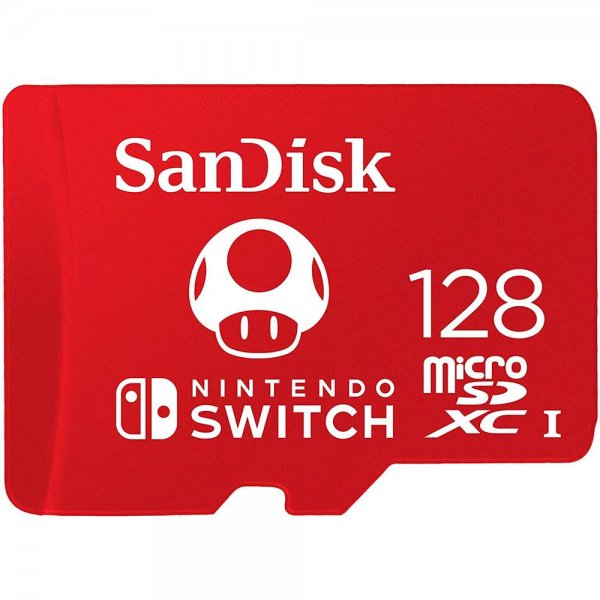SanDisk MicroSDXC 128GB lizenzierte Speicherkarte für Nintendo-Switch-System bis zu 100MB/Sek